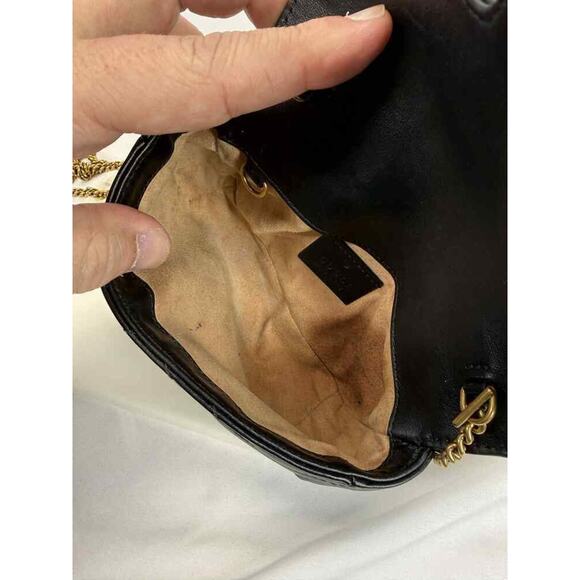 Gucci GG Marmont Matelassé Super Mini Chain Crossbody Bag SPB-TS 351756 - Picture 11 of 15